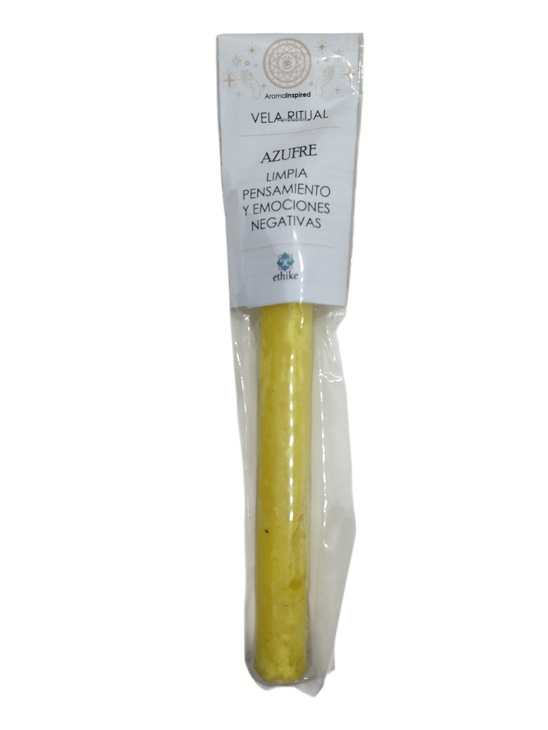 Vela Ritual Ceremonial - PURIFICACIÓN