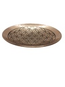Plato de cobre con Flor de la vida 15cm