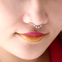 Septum Clicker con Joyas Cuadradas