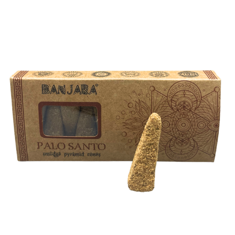 Conos de Resina Banjara - Palo Santo (10 Unidades)