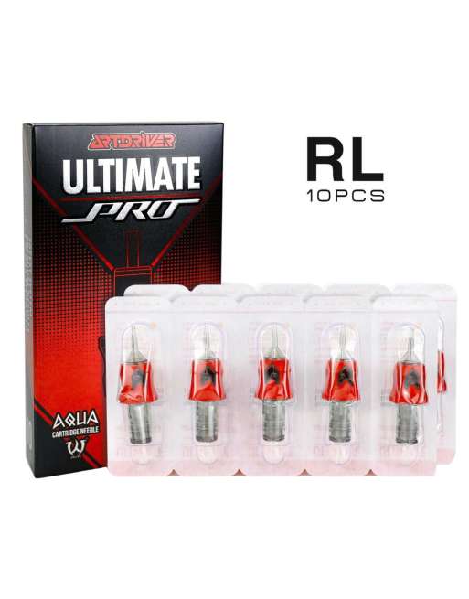 Ultimate Pro &amp; Aqua Cartridge Artdriver 1 Round Liner (10 Unidades)