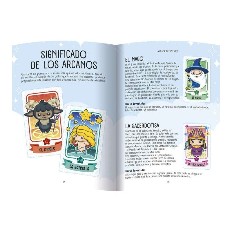 Cartas Tarot KAWAII (78 cartas)