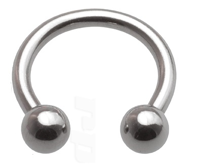 Circular Barbell de Titanio en su color de 1.6 mm