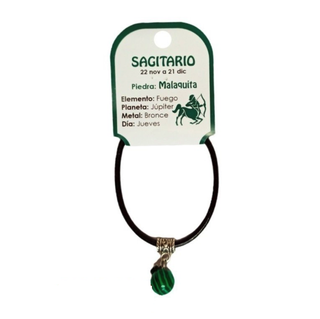 Pulsera Sagitario Horóscopo con Piedra