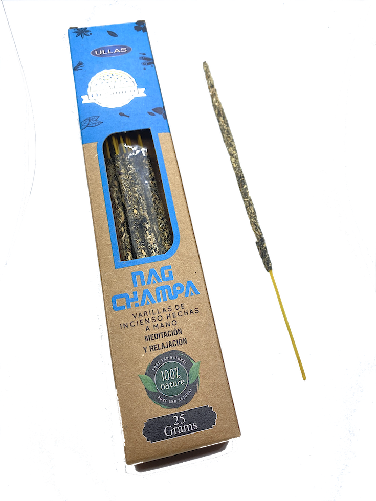 Incienso Orgánico de Varillas Ullas - Nag Champa