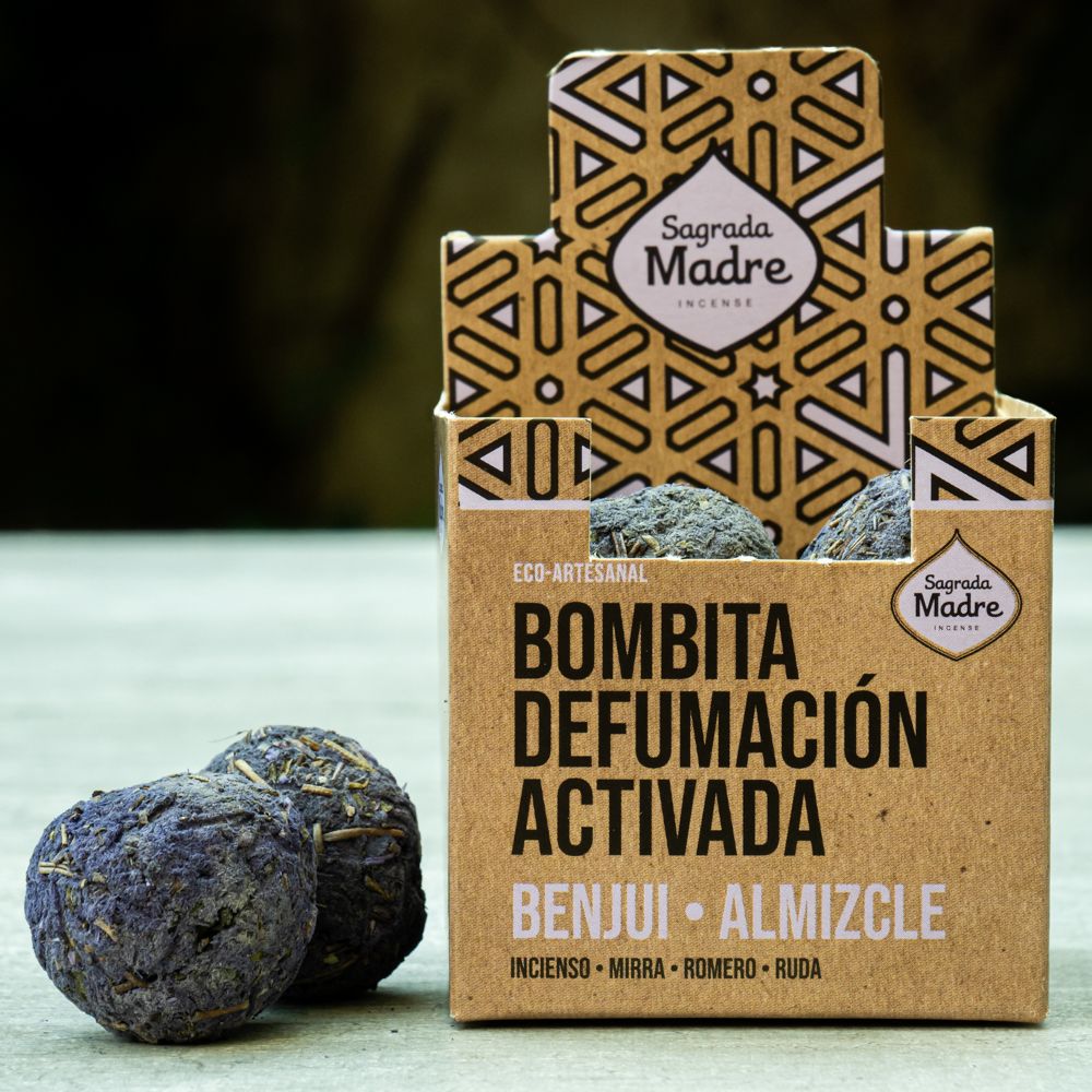 Bombitas Defumación Activada Benjuí y Almizcle - Sagrada Madre