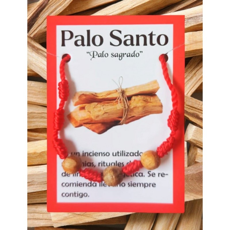 Pulsera 7 Nudos con Palo Santo 3