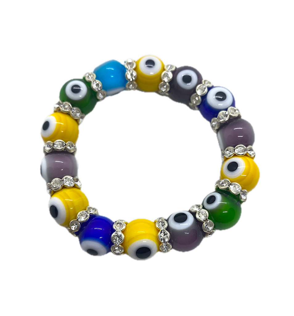 Pulsera Bolas Ojo Turco