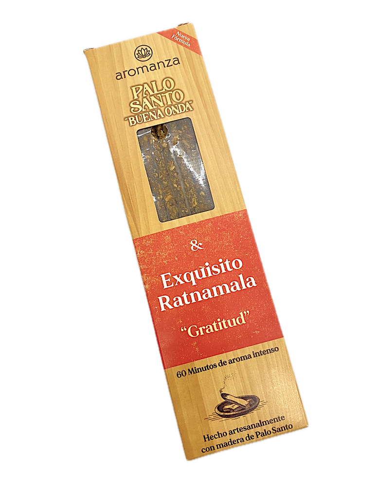 Incienso Palo Santo Exquisito Ratnamala - Aromanza