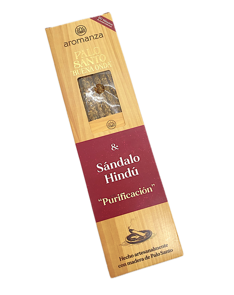 Incienso Palo Santo y Sándalo Hindú - Aromanza