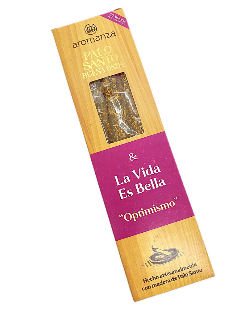 Incienso Palo Santo La Vida es Bella - Aromanza