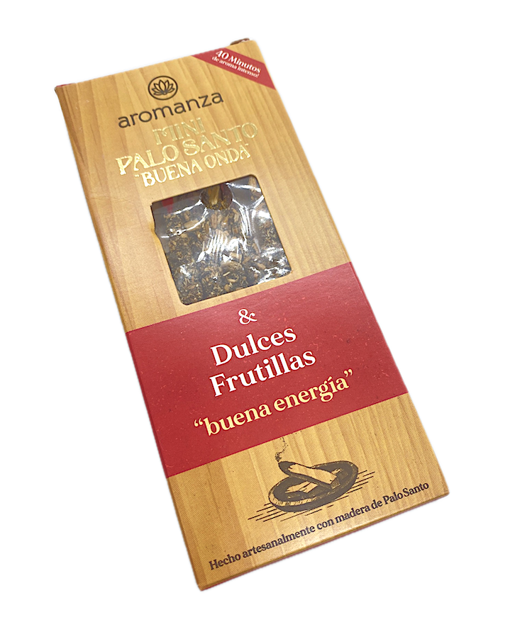 Incienso Palo Santo y Dulces Frutillas Mini - Aromanza