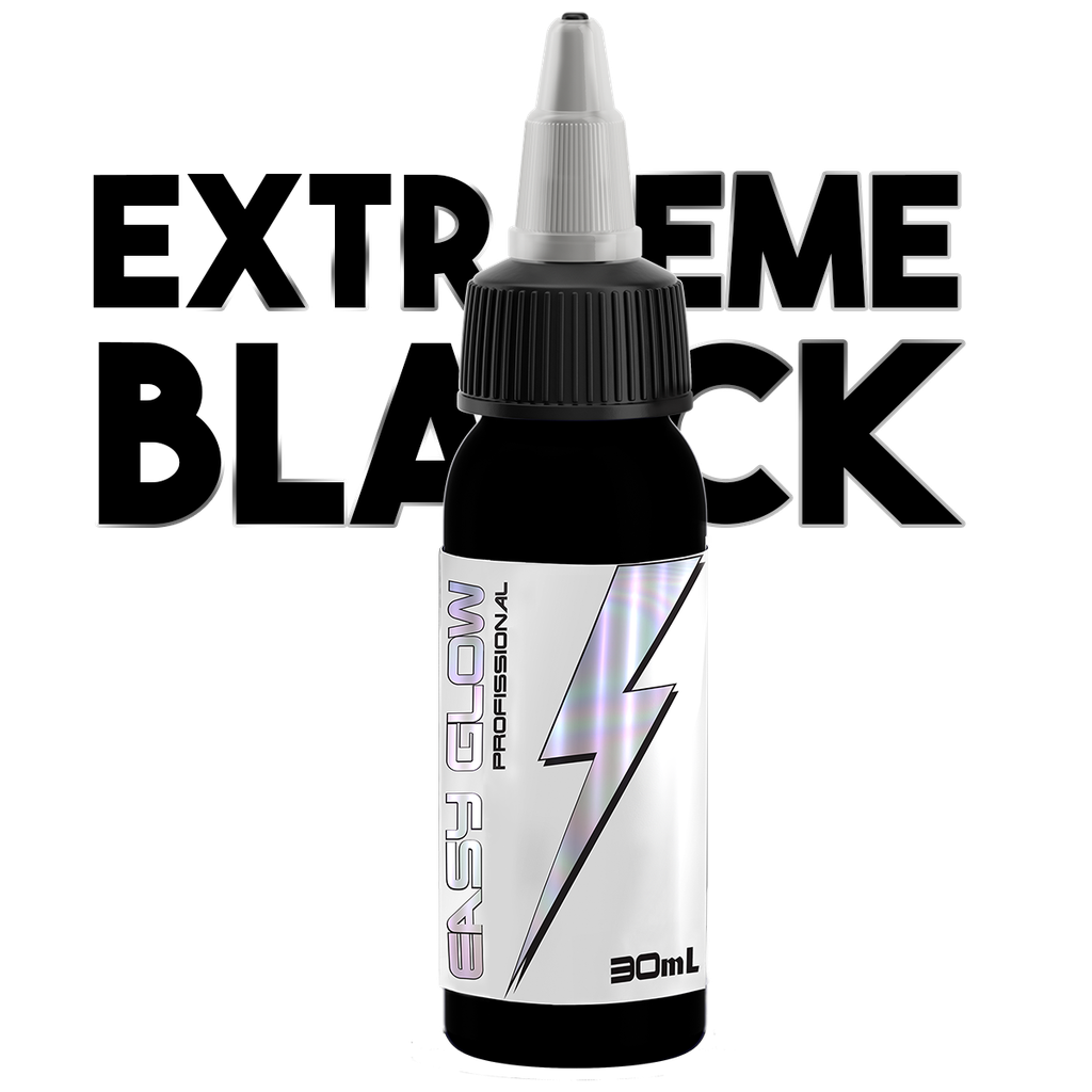 Extreme Black Easy Glow Electric Ink - Pigmento Artístico