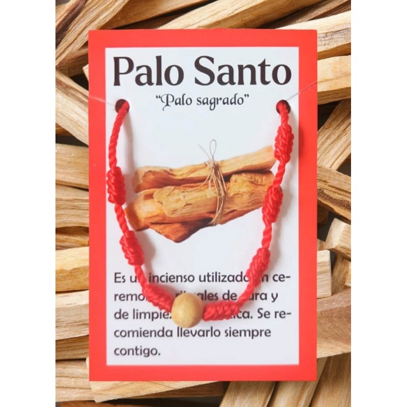 Pulsera 7 Nudos con Palo Santo 1