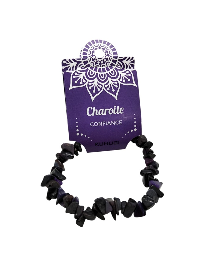 Pulsera chip de Charoita