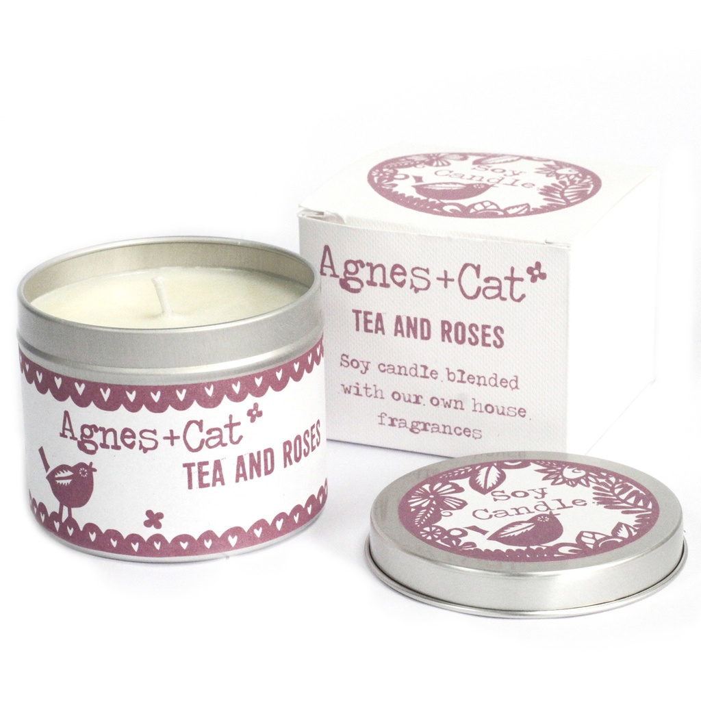 Vela en Lata - Tea and Roses 200g