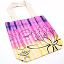 Bolsa de Algodón Tye-Dye - Loto con Buda