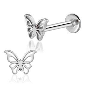 Labret con Mariposa