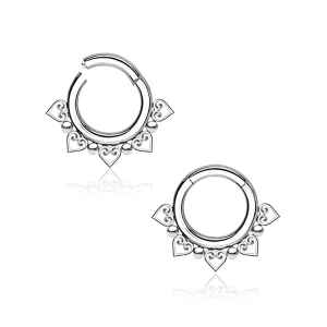 Clicker con Corazones y Bolitas de 2 mm