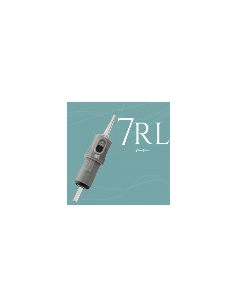 Cartuchos de Aguja FineLine 7 Round Liner (10 Unidades)