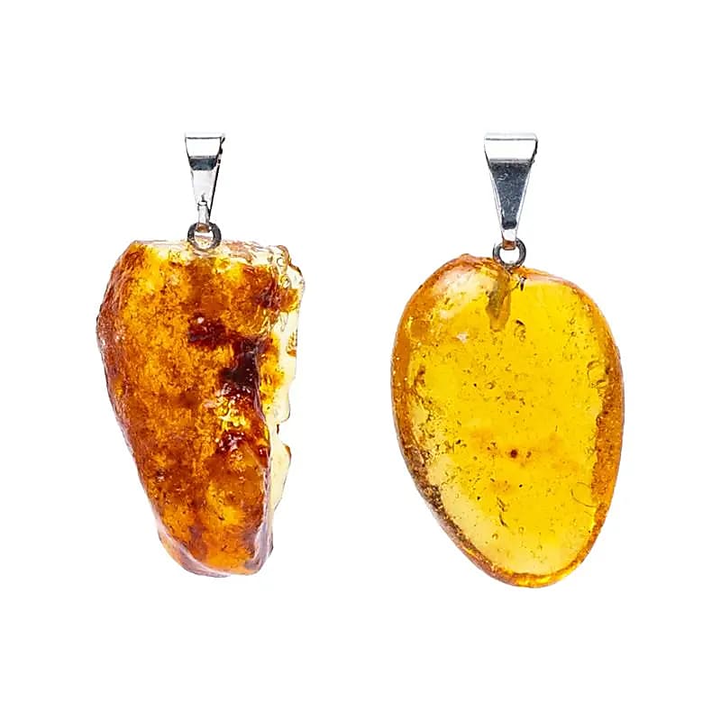 Colgante de Ambar (Copal) Perforado