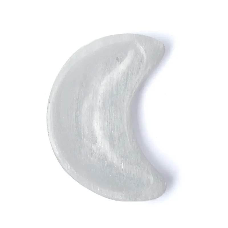 Cuenco de Selenita en Luna - 13cm