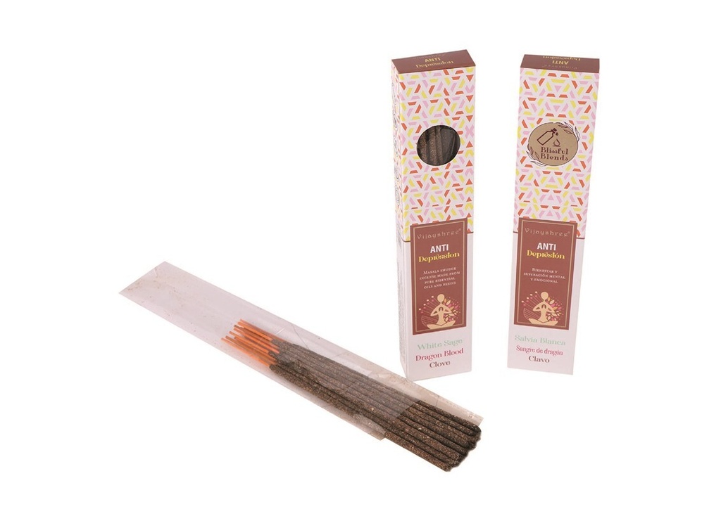 Incienso Orgánico Blissful Blends - Anti Depresión