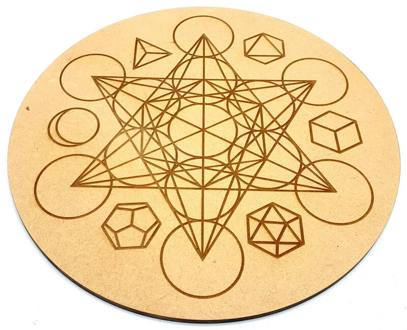 Placa de Madera Tallada 20cm