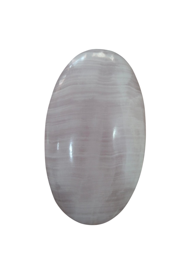 Óvalo de Mangano Calcita Rosa 5 x 7 cm