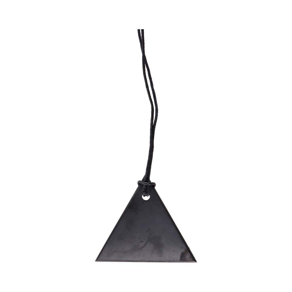 Colgante de Shungit Triángulo Masculino