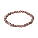 Pulsera de Lava en Baño de Cobre 4mm