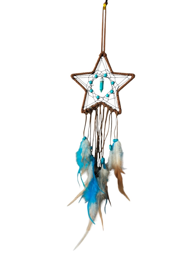 Atrapasueños de Estrella con péndulo ±13x45cm