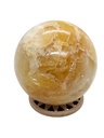 Esfera de Cuarzo Sanador Dorado (7cm)