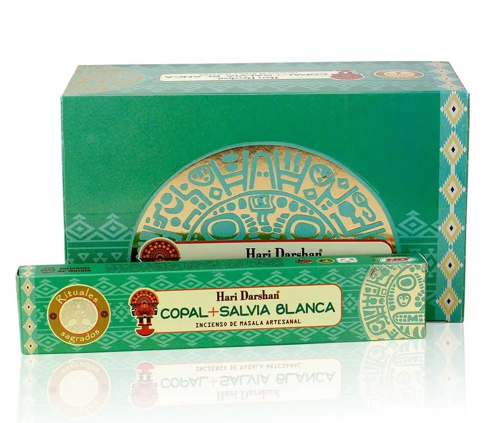 Incienso Masala Artesanal Copal Blanco + Salvia Blanca