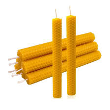 Vela de Miel Panal 20cm x 2cm (Unidad)