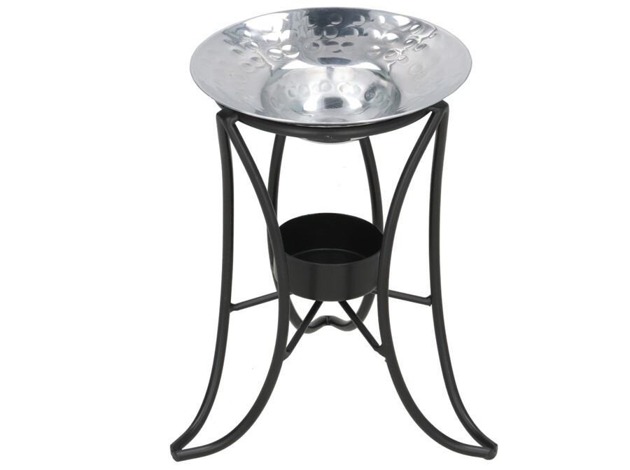 Quemador de Esencias de aluminio con Base metal