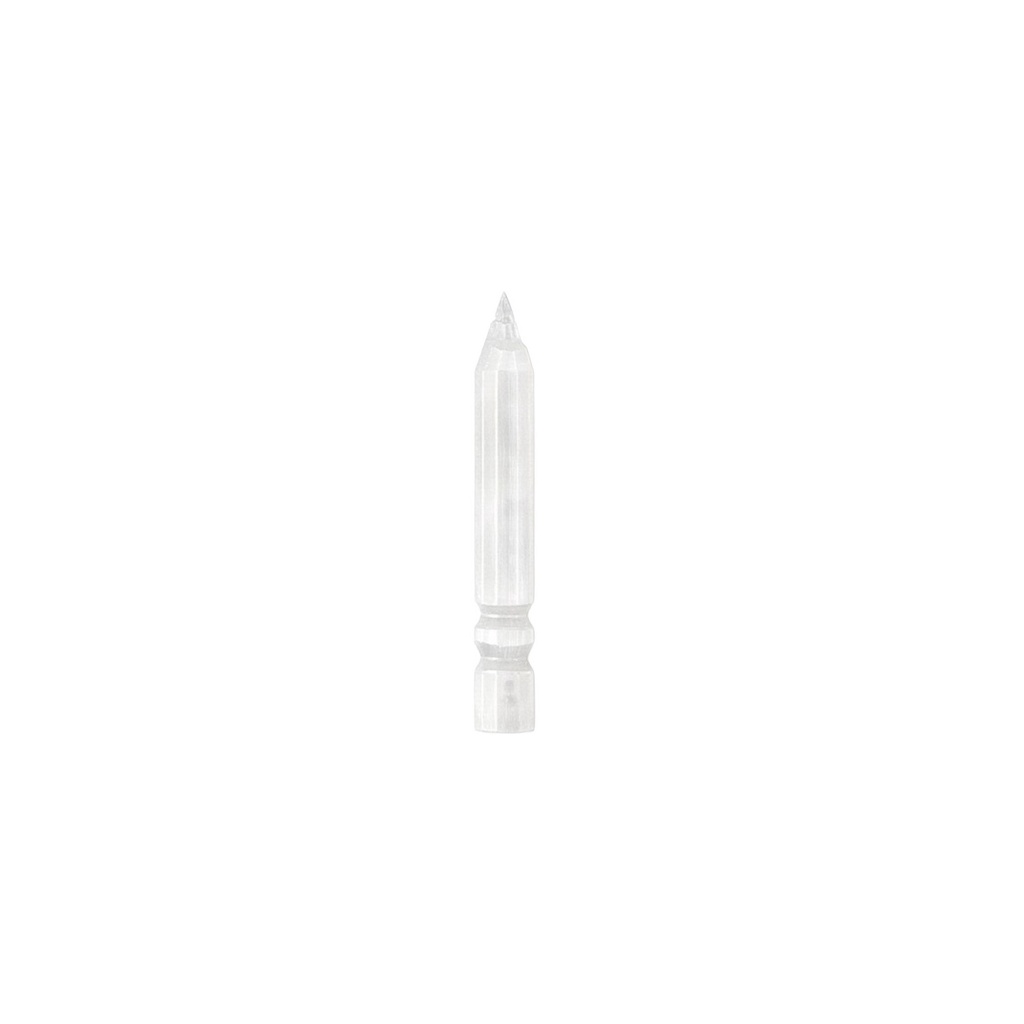 Punta de Selenita Natural Tallada 15,5 cm