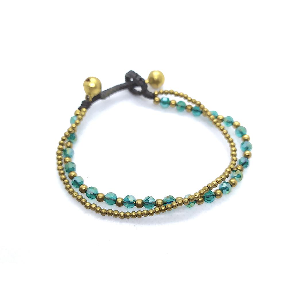 Pulsera con Cuentas Azules