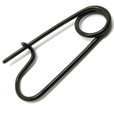 Imperdible de Acero Negro