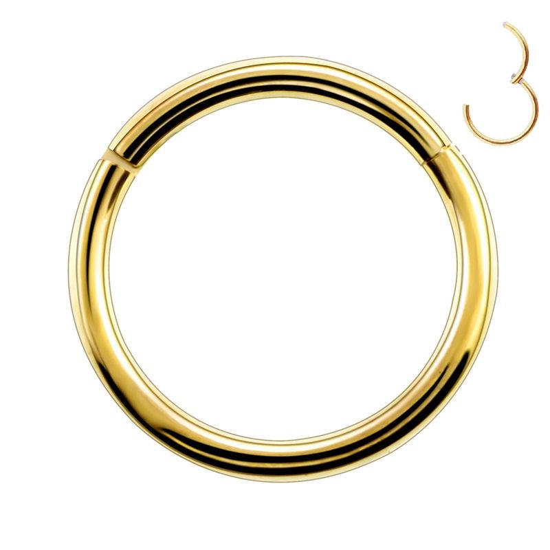 Clicker liso de Acero Dorado