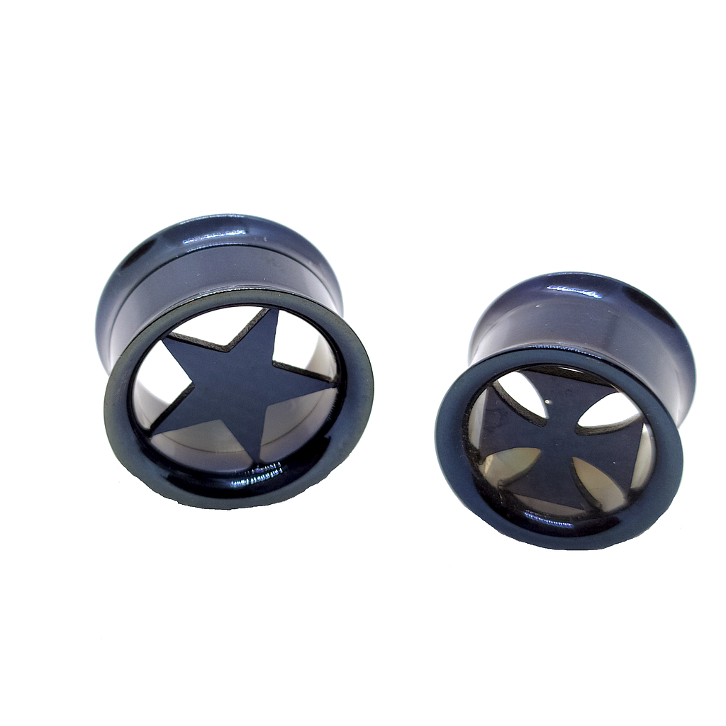 Tunel Llanta Acero Negro de Rosca con Dibujo