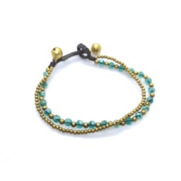 Pulsera con Cuentas Azules