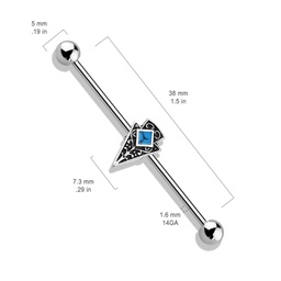 Barbell Industrial con Flecha