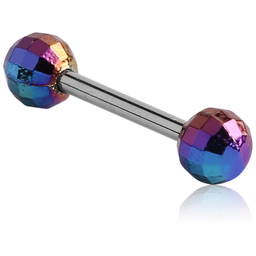 Barbell con Bolas UV Prisma