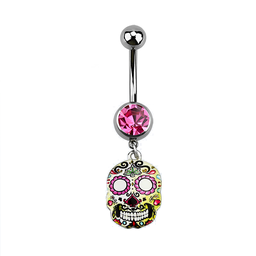 [NAV.CA.MEX] Navel con Calavera Mexicana