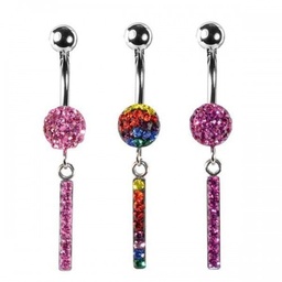 Navel con Barra Colgante Multi Joya