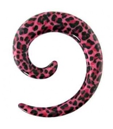 Dilatador Espiral UV de Leopardo Rosa