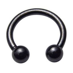 Circular Barbell en Acero Negro de 3.2 mm