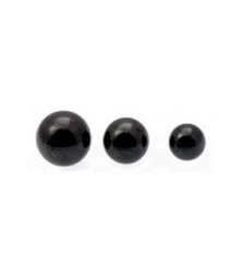 Bola en Acero Negro de 1.6 mm (10 Unidades)