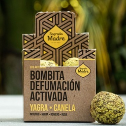 Bombitas de Defumación Activada Yagra y Canela - Sagrada Madre